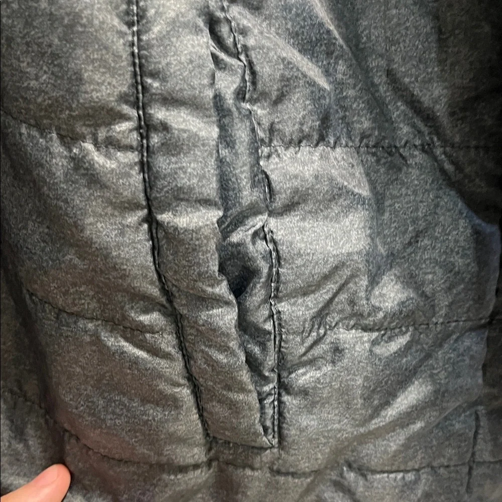 Preowned Marc Ecko Puffer Jacket Hoodie Zip Up Size Large Y2K . - Picture 6 of 13
